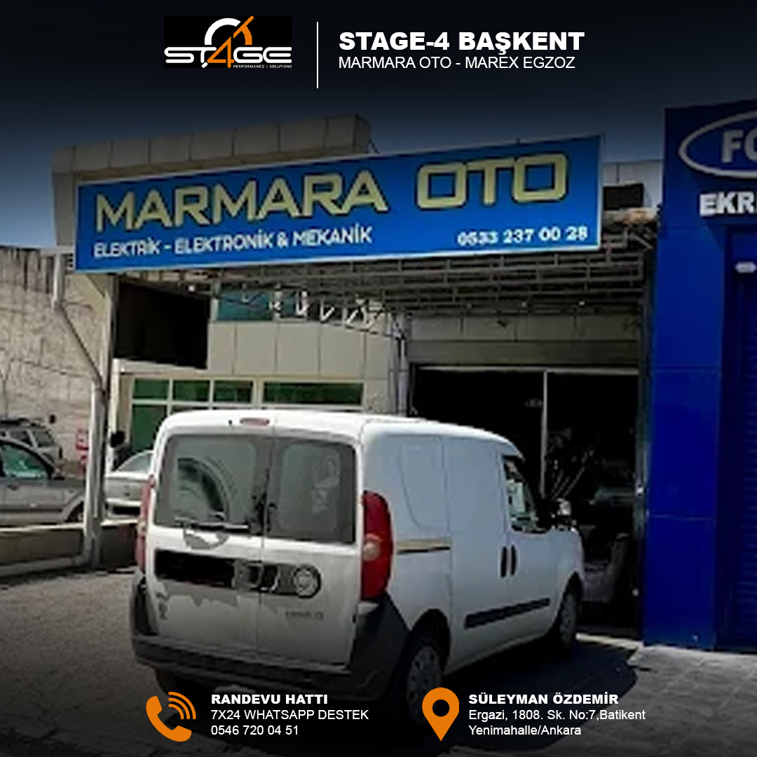 STAGE 4 ŞAŞMAZ (MAREX EGZOZ) - ŞAŞMAZ CHİP TUNİNG